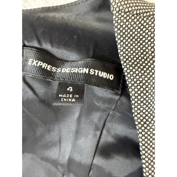 VTG Express‎ Design Studio Women's Sz 4 Dress V-Neck Form Fitting, Professional - Picture 5 of 14